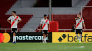 FBL-LIBERTADORES-RIVER-PALMEIRAS - El "Millonario" no sabe cuántos futbolistas titulares se quedarán.