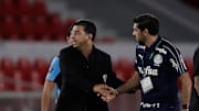 Abel Ferreira y Marcelo Gallardo en Copa Libertadores