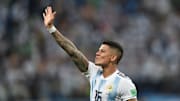 FBL-WC-2018-MATCH39-NGR-ARG - Marcos Rojo festeja su gol agónico ante Nigeria.