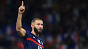 Karim Benzema lors du match France-Islande
