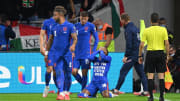 Équipe d'Angleterre face à la Hongrie cette saison 