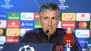 Quique Setién en rueda de prensa previa al duelo de Champions