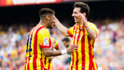 Messi et Neymar sous les couleurs catalanes lors de la saison 2013-2014