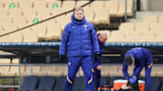Ronald Koeman en la previa contra el Cornellà