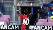 El festejo de Messi