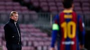 Ronald Koeman habló sobre el futuro de Messi en rueda de prensa