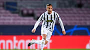 Le milieu de terrain brésilien de la Juventus, Arthur Melo
