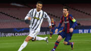 Cristiano Ronaldo y Leo Messi la última vez que se enfrentaron