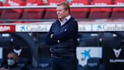 Ronald Koeman sur le banc du Barça. 