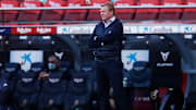 Koeman durante el partido contra el Betis