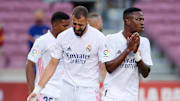 Clima entre Benzema e Vini Jr não parece dos melhores. Francês pediu a Mendy para não passar a bola ao brasileiro contra o Monchengladbach.