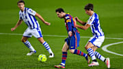 Real Sociedad e Barcelona se enfrentam pela LaLiga. 