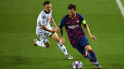 Messi was at his relentless best against Napoli on Saturday evening