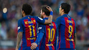 Neymar Jr, Lionel Messi y Luis Suárez jugaron juntos tres temporadas en el Barcelona.