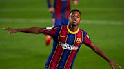 Ansu Fati celebra un gol contra el Villarreal