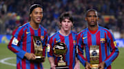 Messi ha compartido vestuario en el Barcelona con los mejores jugadores del mundo como Eto'o o Ronaldinho