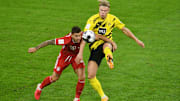 Der FC Bayern mit Lucas Hernandez ist am Samstag bei Erling Haalands BVB zu Gast