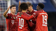 Robert Lewandowski, Leroy Sané, Alphonso Davies et Leon Goretzka.