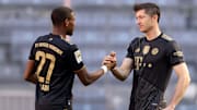 Alaba y Lewandowski en su último partido juntos
