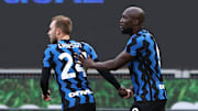 Christian Eriksen e Romelu Lukaku