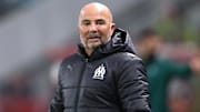 Jorge Sampaoli avec l'Olympique de Marseille cette saison en UEFA Europa League