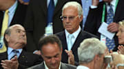 FIFA president Sepp Blatter (L), German