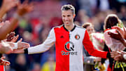 Robin Van Persie lors de son dernier match en carrière avec le Feneyoord 