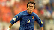 Filippo Inzaghi con l'iconica maglia dell'Italia a Euro 2000