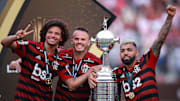 Flamengo celebrando la Libertadores