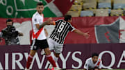 Fred anotou o gol de empate contra o River no Maracanã