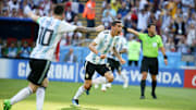 Messi con Di María