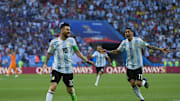 Di María y Messi, en el Mundial de Rusia 2018.
