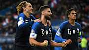 Antoine Griezmann, Olivier Giroud et Raphaël Varane. 