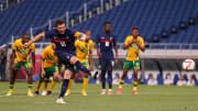 Gignac buteur sur penalty contre l'Afrique du Sud