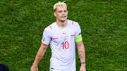 Granit Xhaka con la Svizzera