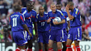 L'Equipe de France a échoué en quarts de finale de l'Euro 2004.