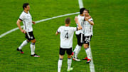 Die DFB-Elf zeigt sich erleichtert über einen souveränen Sieg gegen Lettland