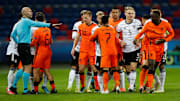 Zwischen der Elftal und Deutschland ging es hoch her
