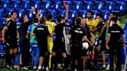La fin du match a été mouvementée 