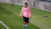 Griezmann durante un partido del Barcelona contra el Getafe