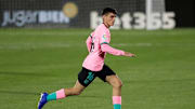 Pedri en el partido del Barcelona contra el Getafe