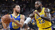 Stephen Curry y LeBron James estarán frente a frente en el play-in