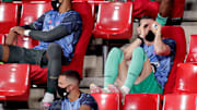 Gareth Bale et son œil avisé sur le banc des remplaçants 