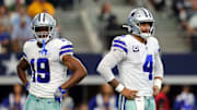 Dallas Cowboys quarterback Dak Prescott and wide receiver Amari Cooper are both looking to get paid this offseason. 
