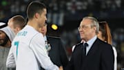 Cristiano Ronaldo et Florentino Perez. 