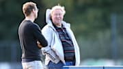 Vertragsgespräche stehen an: Horst Hrubesch im Gespräch mit Michael Mutzel