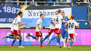 So wollen die HSV-Spieler auch morgen in Heidenheim jubeln