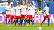 So wollen die Rothosen auch morgen gegen Sandhausen jubeln - und endlich den ersten Heimsieg der Saison einfahren