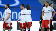 Drei Halbzeiten in Folge ohne Tor: die Spieler des HSV nach dem 0:0 gegen Fürth
