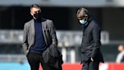 Maldini e Massara, dirigenti del Milan